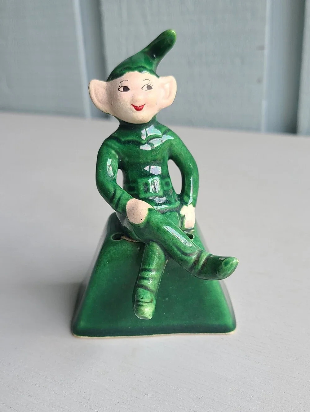 Vintage Christmas Elf Bell